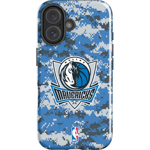 NBA Dallas Mavericks Digi Camo iPhone 16 Impact Case